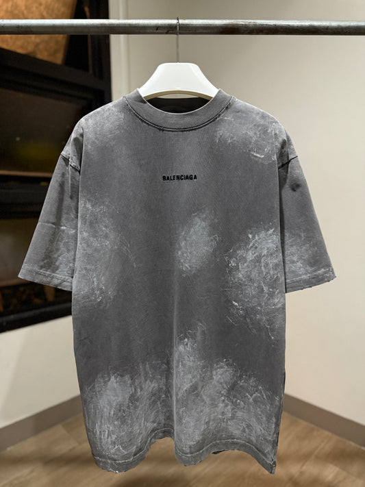 Balenciaga Back Oversized T-Shirt (Grey)