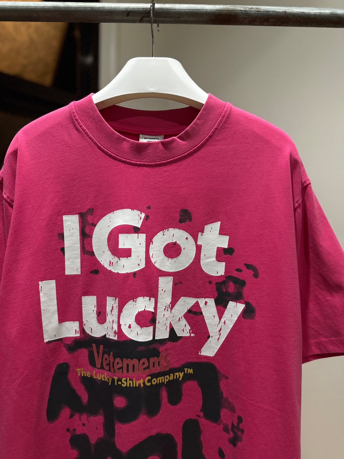 Vetements - I Got Lucky Tee (Pink)
