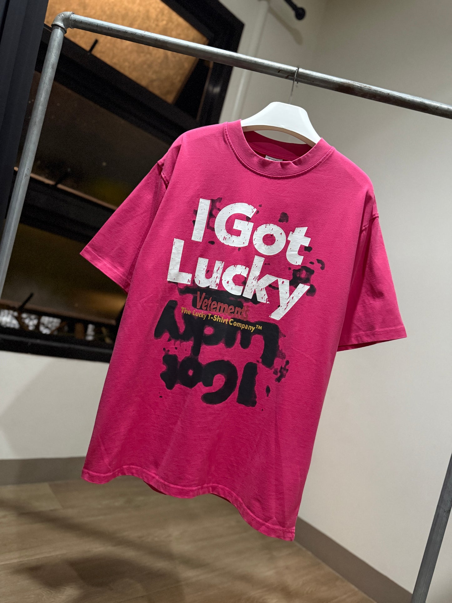 Vetements - I Got Lucky Tee (Pink)