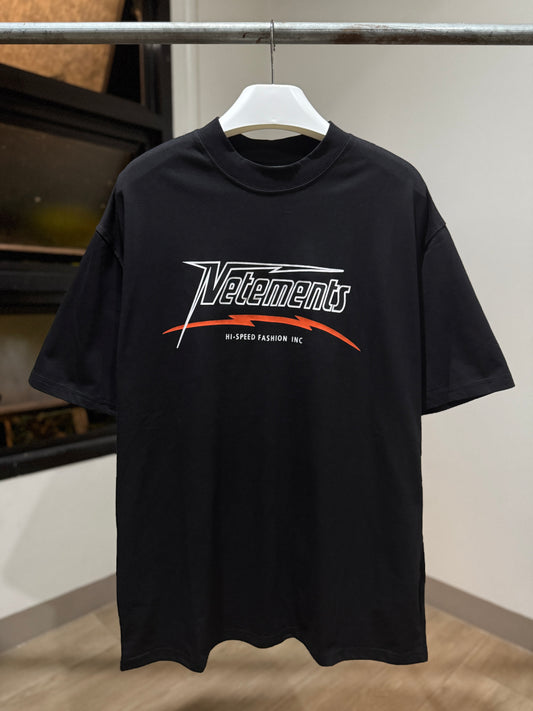 Vetements - High Speed Fashion Tee (Black)