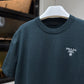 Prada Embroidered Logo Crewneck (Iceberg)