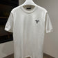 Prada Embroidered Logo Crewneck (White)