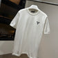Prada Embroidered Logo Crewneck (White)