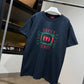 Gucci Printed Cotton T-Shirt (Navy)