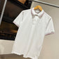 Prada Short-Sleeved Pique Polo Shirt (White)
