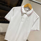 Prada Short-Sleeved Pique Polo Shirt (White)