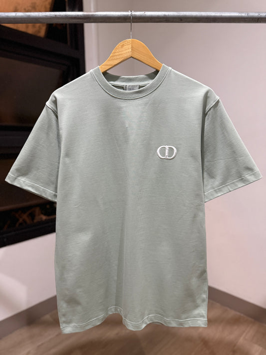 Dior CD Icon Relaxed Fit T-Shirt (Light Olive)