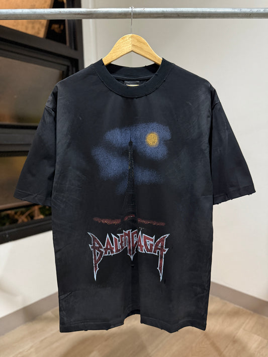 Balenciaga Moon Paris T-Shirt (Oversized)