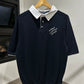 Louis Vuitton Embroidered Short-Sleeved Cotton Blend Polo Shirt