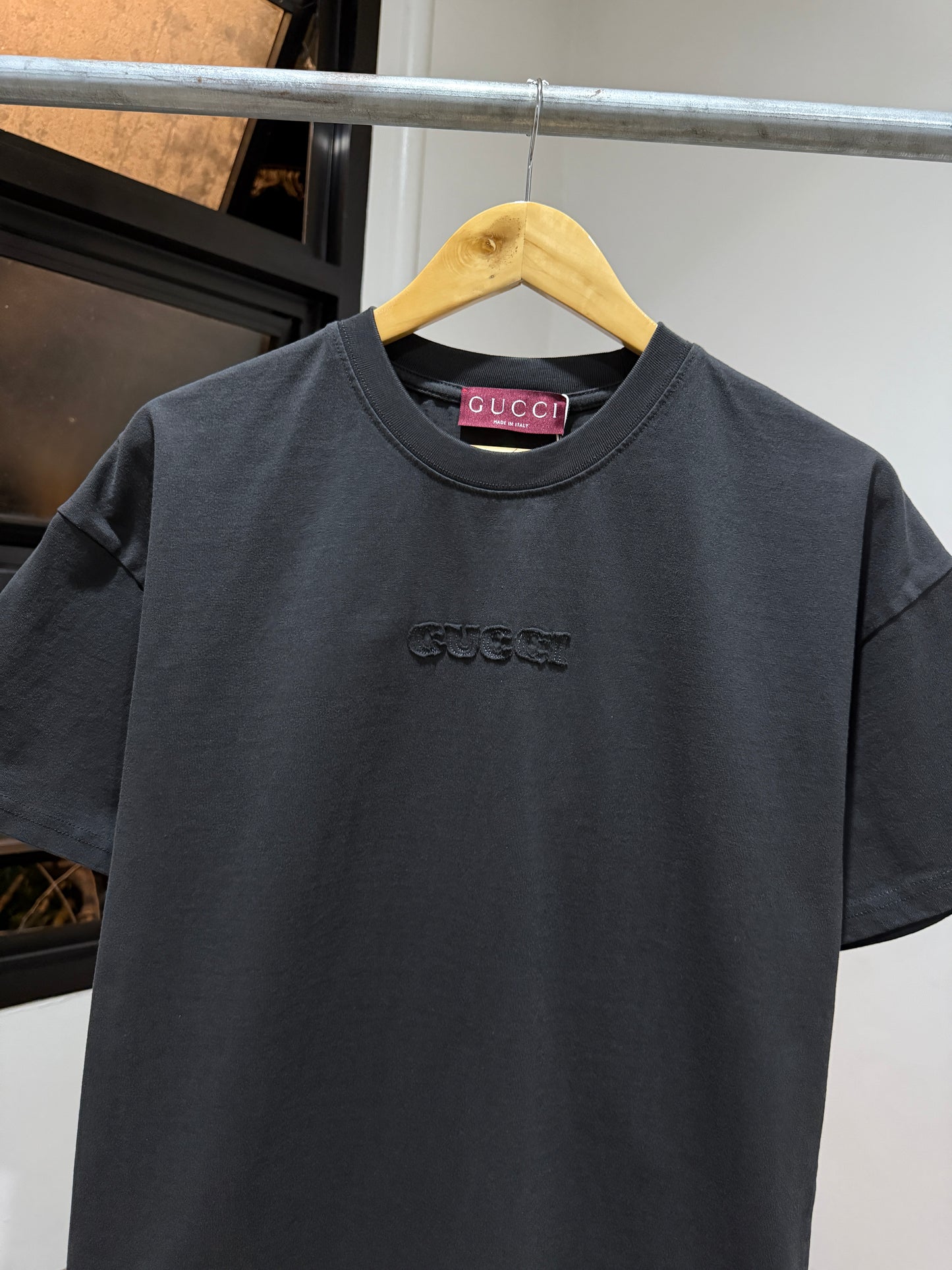 Gucci Cotton T-Shirt (Grayish Black)