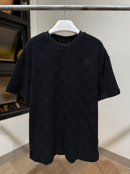 Louis Vuitton Damier French Terry T-Shirt (Black)