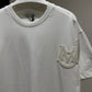 Moncler Logo Patch T-Shirt (White)