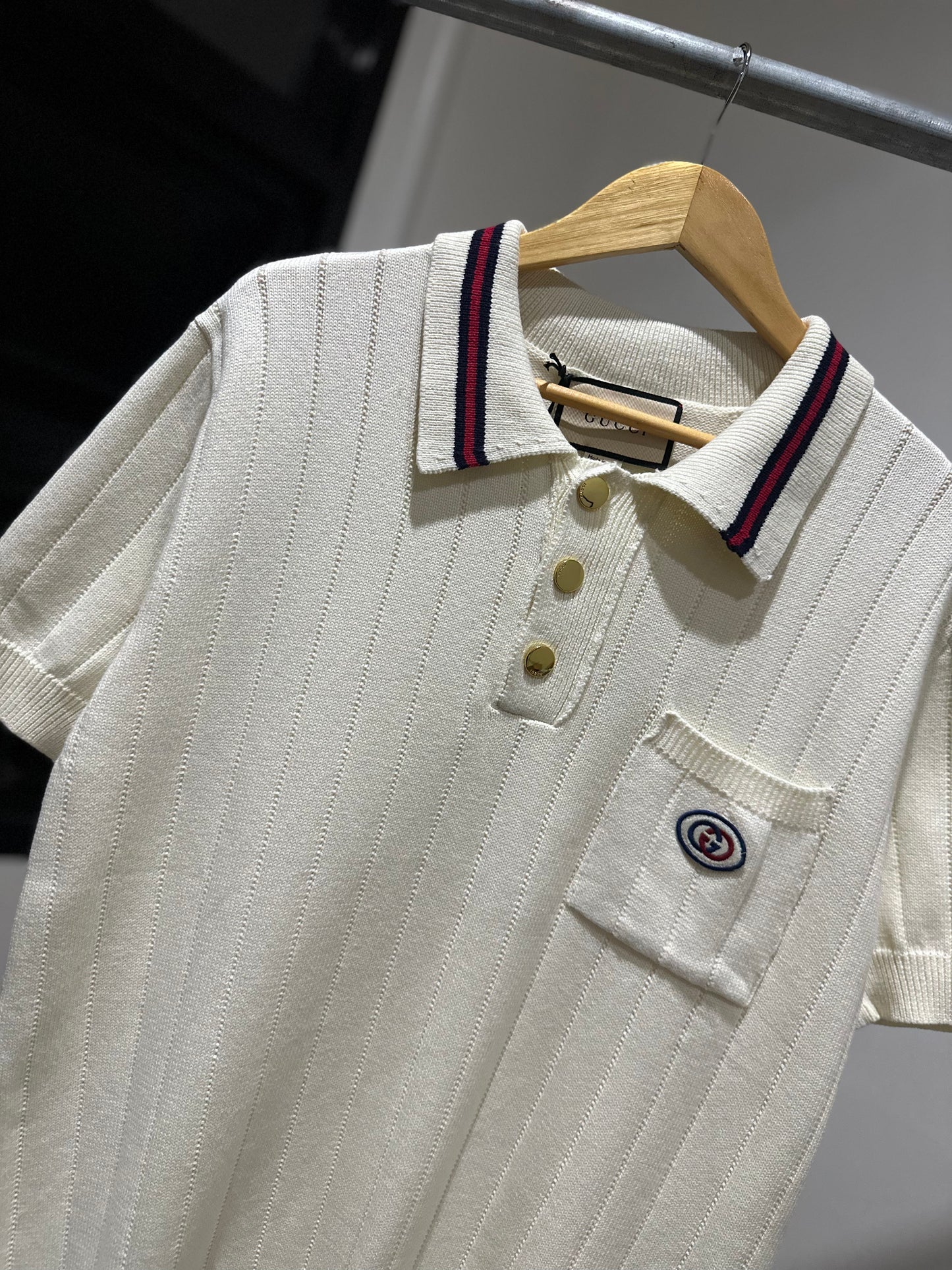 Gucci Knitted Polo Shirt
