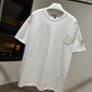 Moncler Logo Patch T-Shirt (White)
