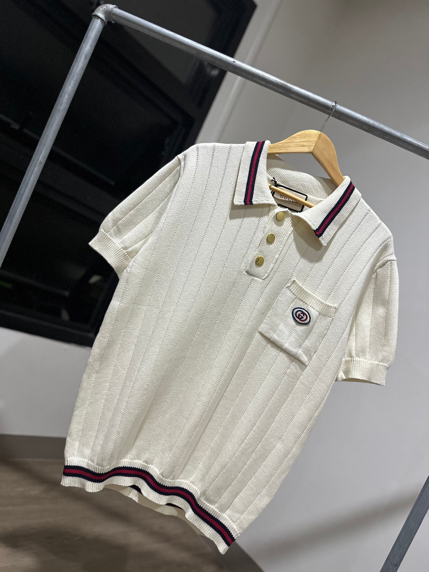 Gucci Knitted Polo Shirt