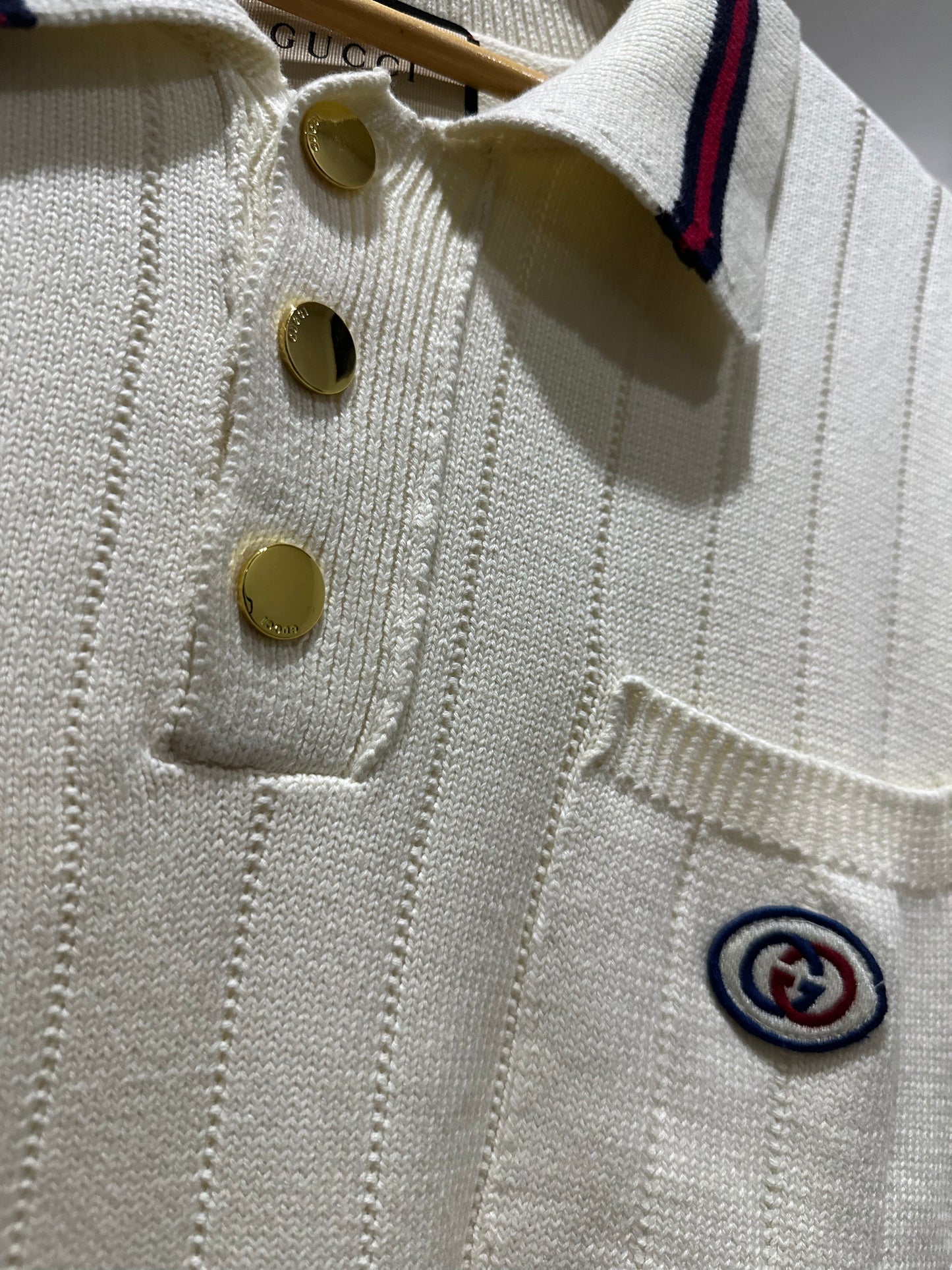 Gucci Knitted Polo Shirt