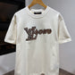Louis Vuitton Vers Short-Sleeved T-Shirt (Milky White)