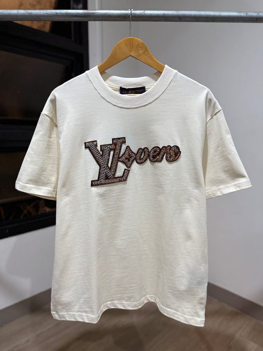 Louis Vuitton Vers Short-Sleeved T-Shirt (Milky White)