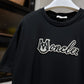 Moncler Embroidered Varsity T-Shirt (Black)
