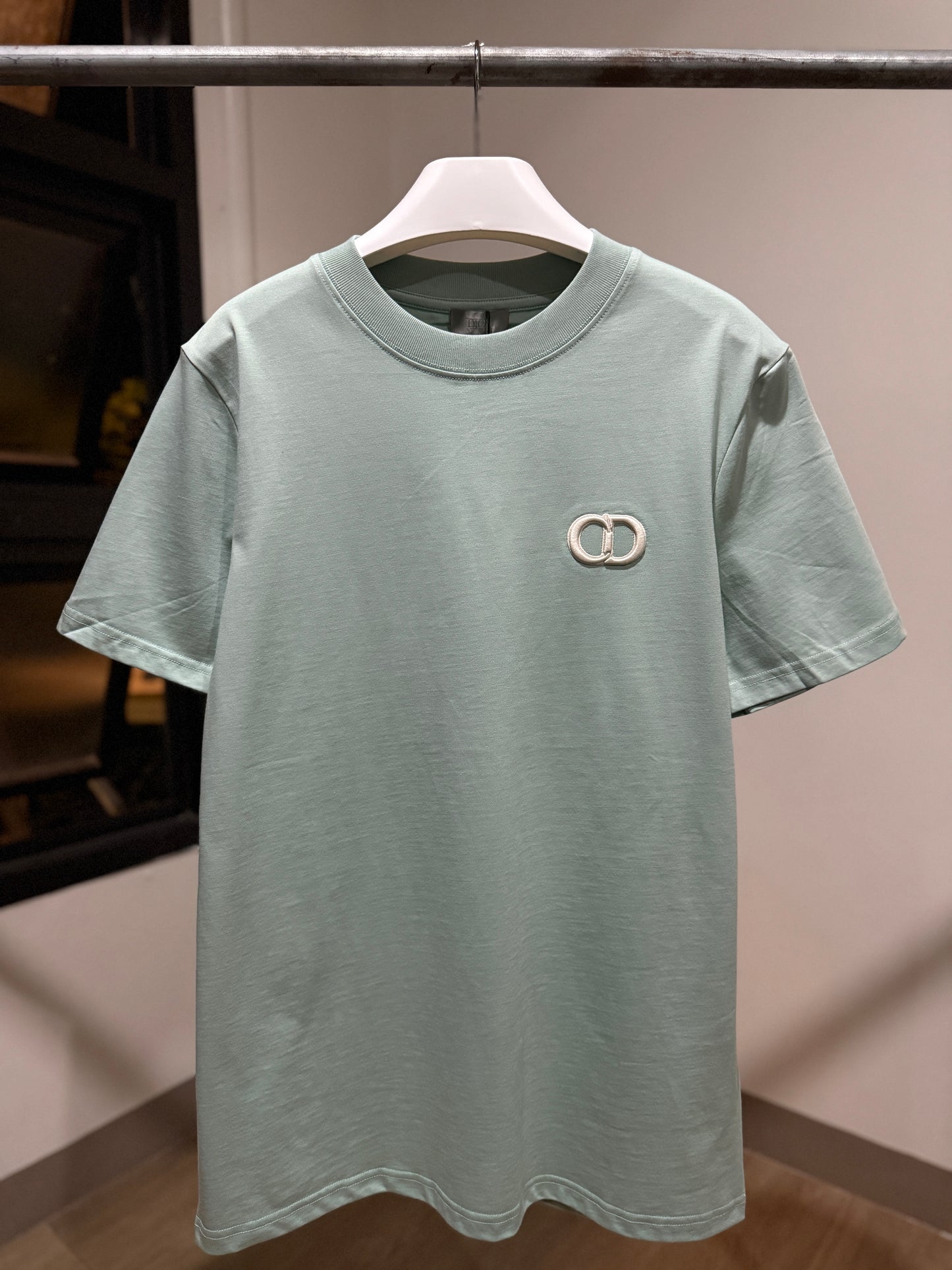 Dior CD Icon Relaxed-fit T-Shirt (Light Olive)