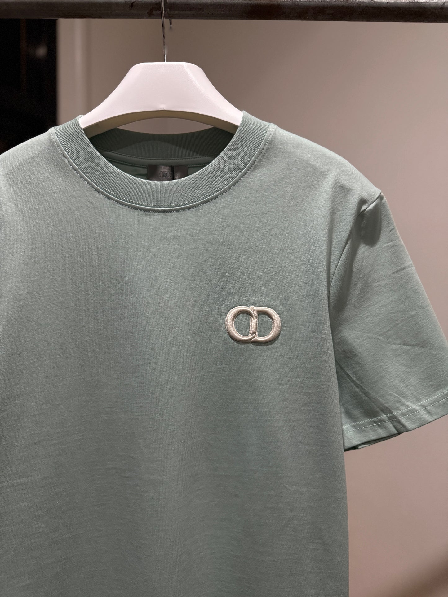 Dior CD Icon Relaxed-fit T-Shirt (Light Olive)