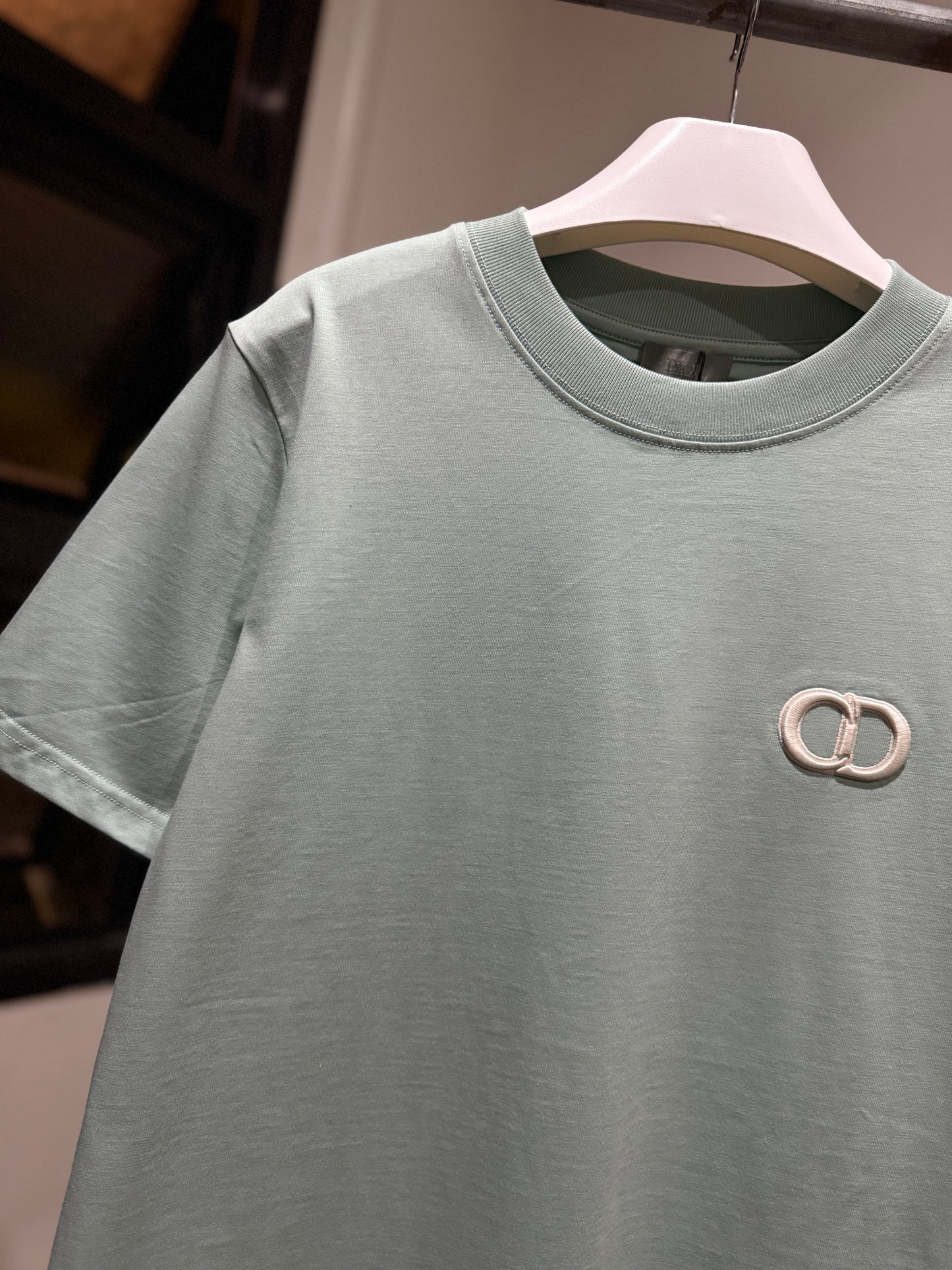 Dior CD Icon Relaxed-fit T-Shirt (Light Olive)