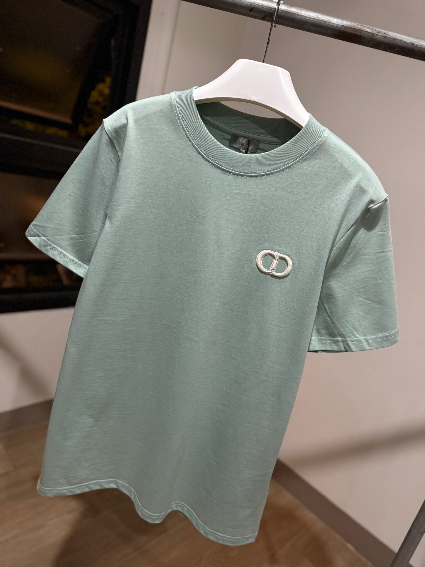 Dior CD Icon Relaxed-fit T-Shirt (Light Olive)