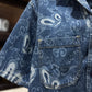 Gucci Liquid Hearts Denim Shirt