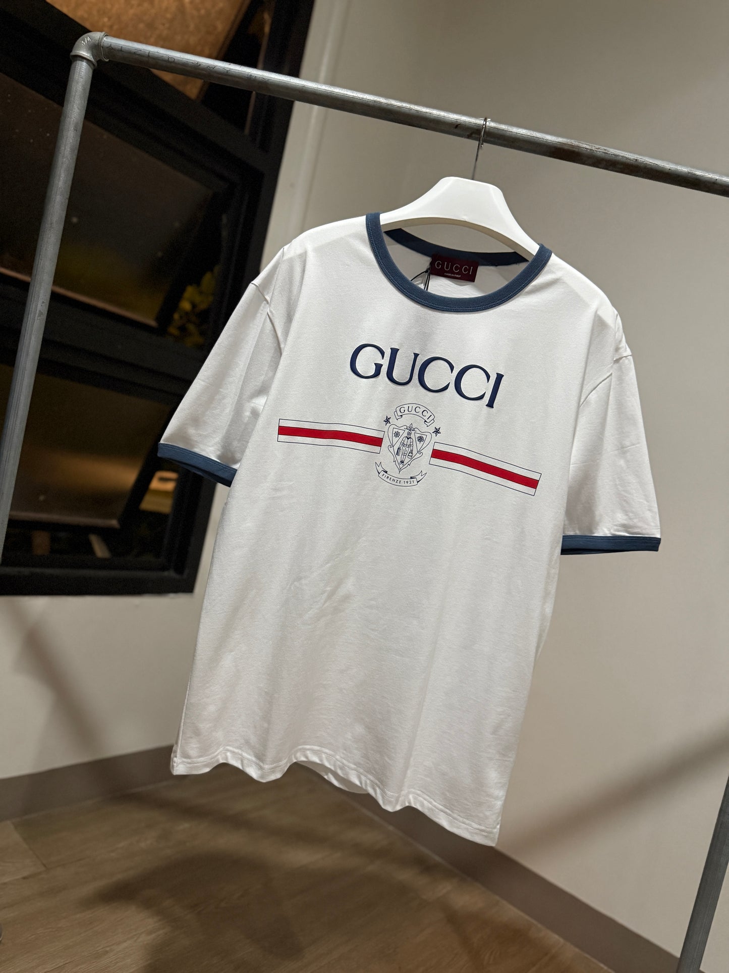 Gucci Printed Cotton T-Shirt (White)