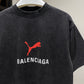 Balenciaga | Puma Oversized T-Shirt (Faded Black)