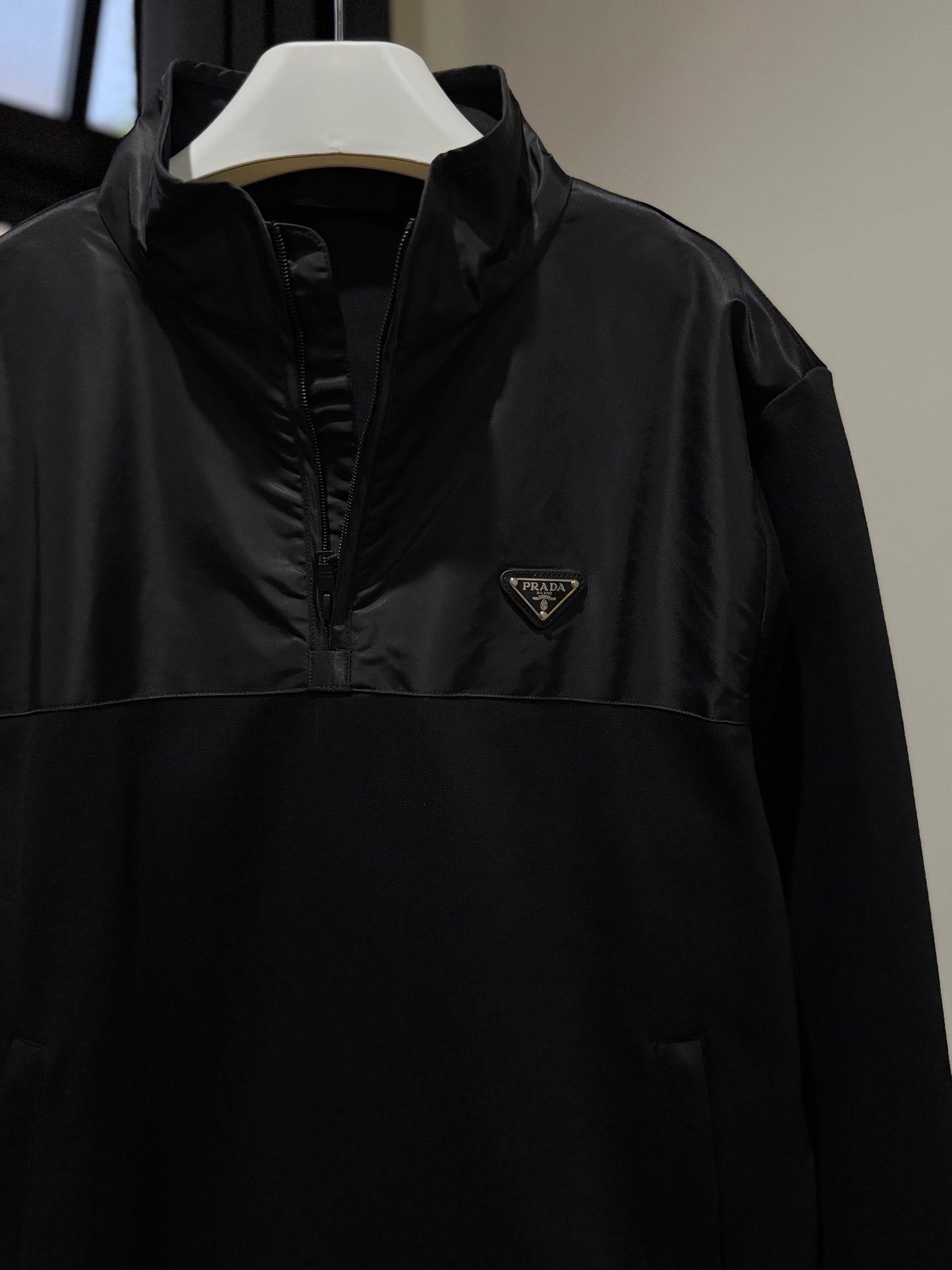 Prada Q-Zip Sweatshirt (Black)