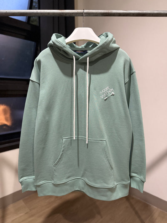 Louis Vuitton Signature PIN Hoodie (Teal)