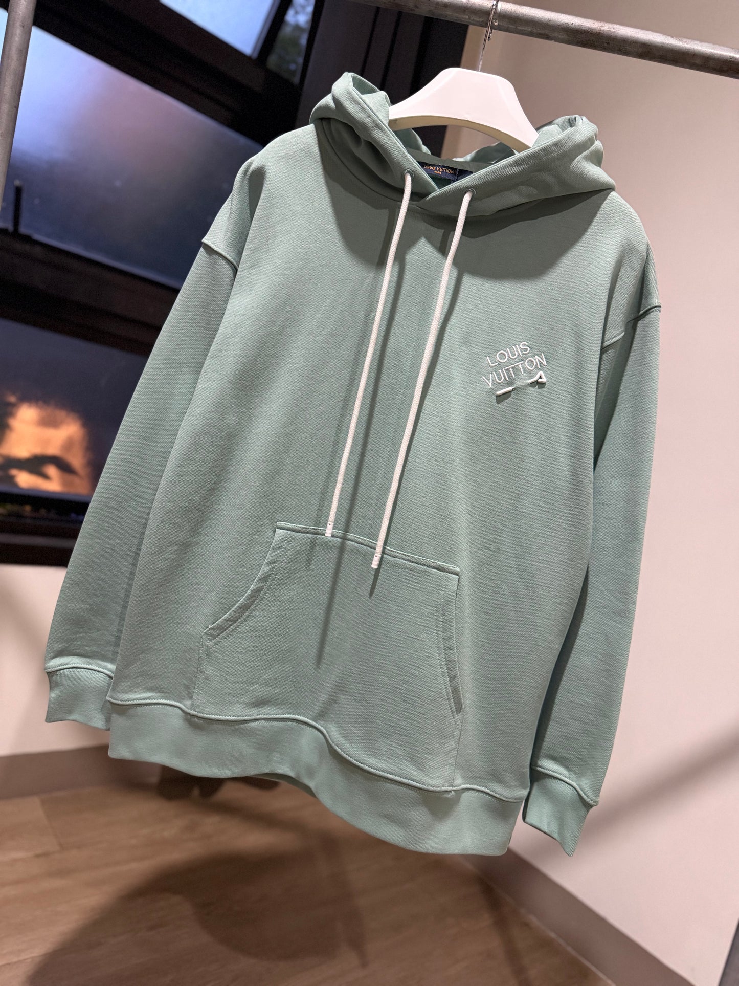 Louis Vuitton Signature PIN Hoodie (Teal)