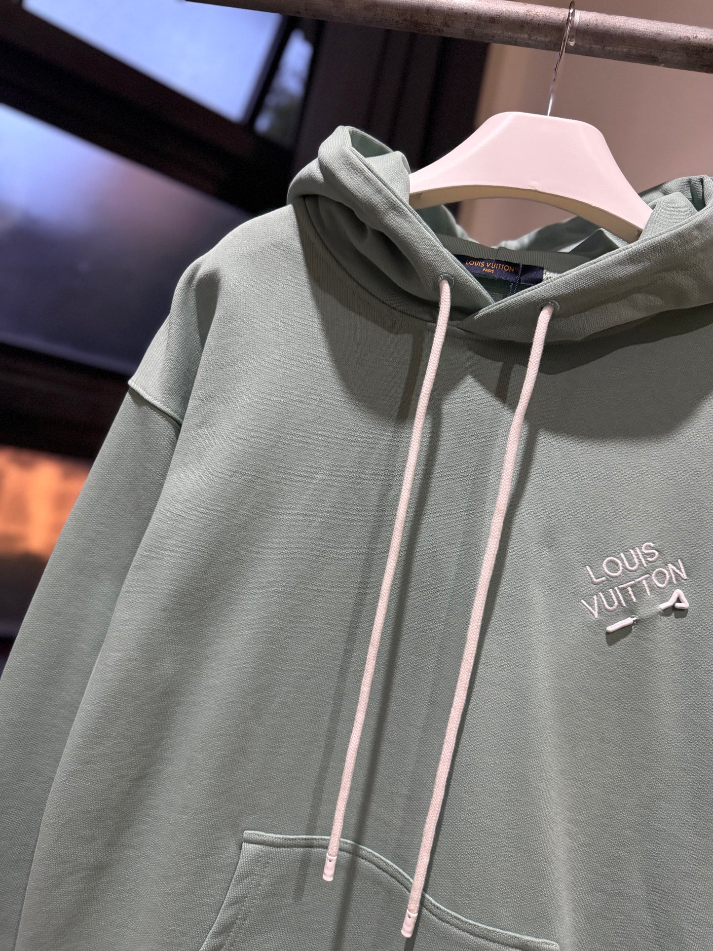 Louis Vuitton Signature PIN Hoodie (Teal)