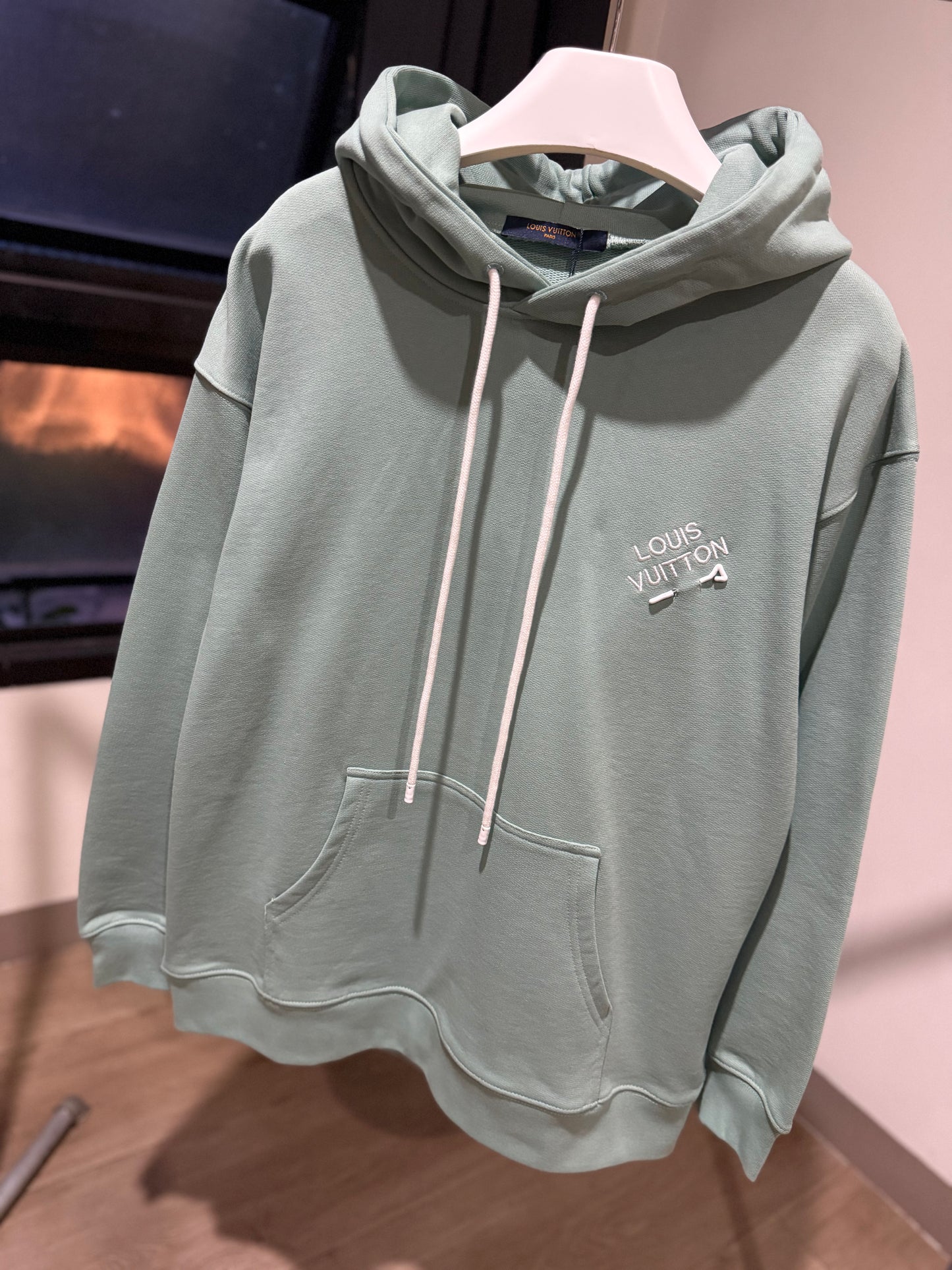Louis Vuitton Signature PIN Hoodie (Teal)