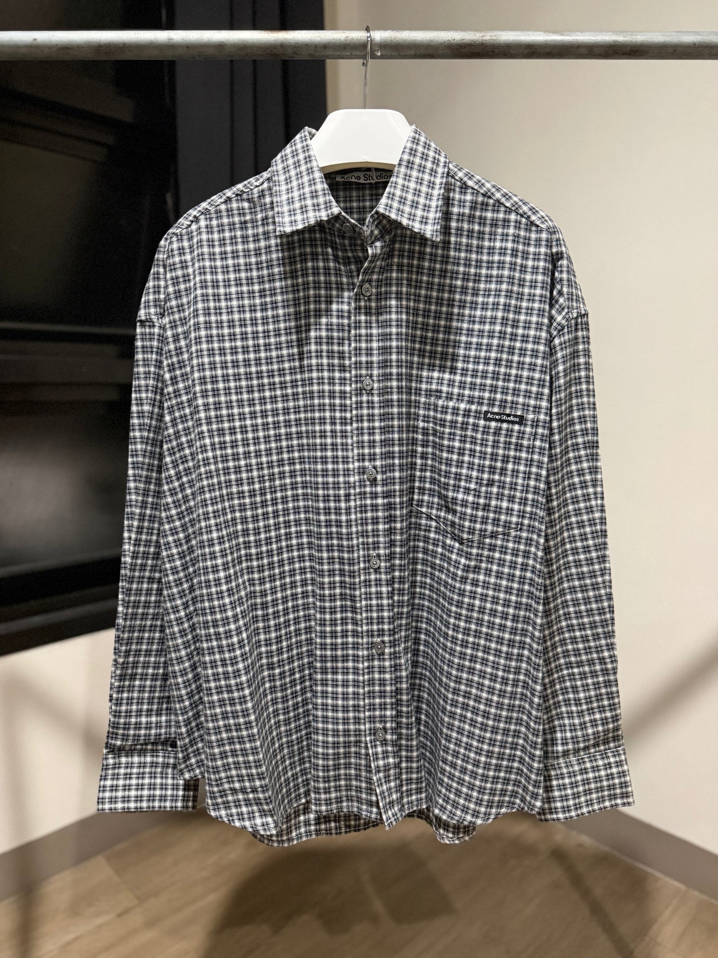 Acne Studios Oversized Check Shirt