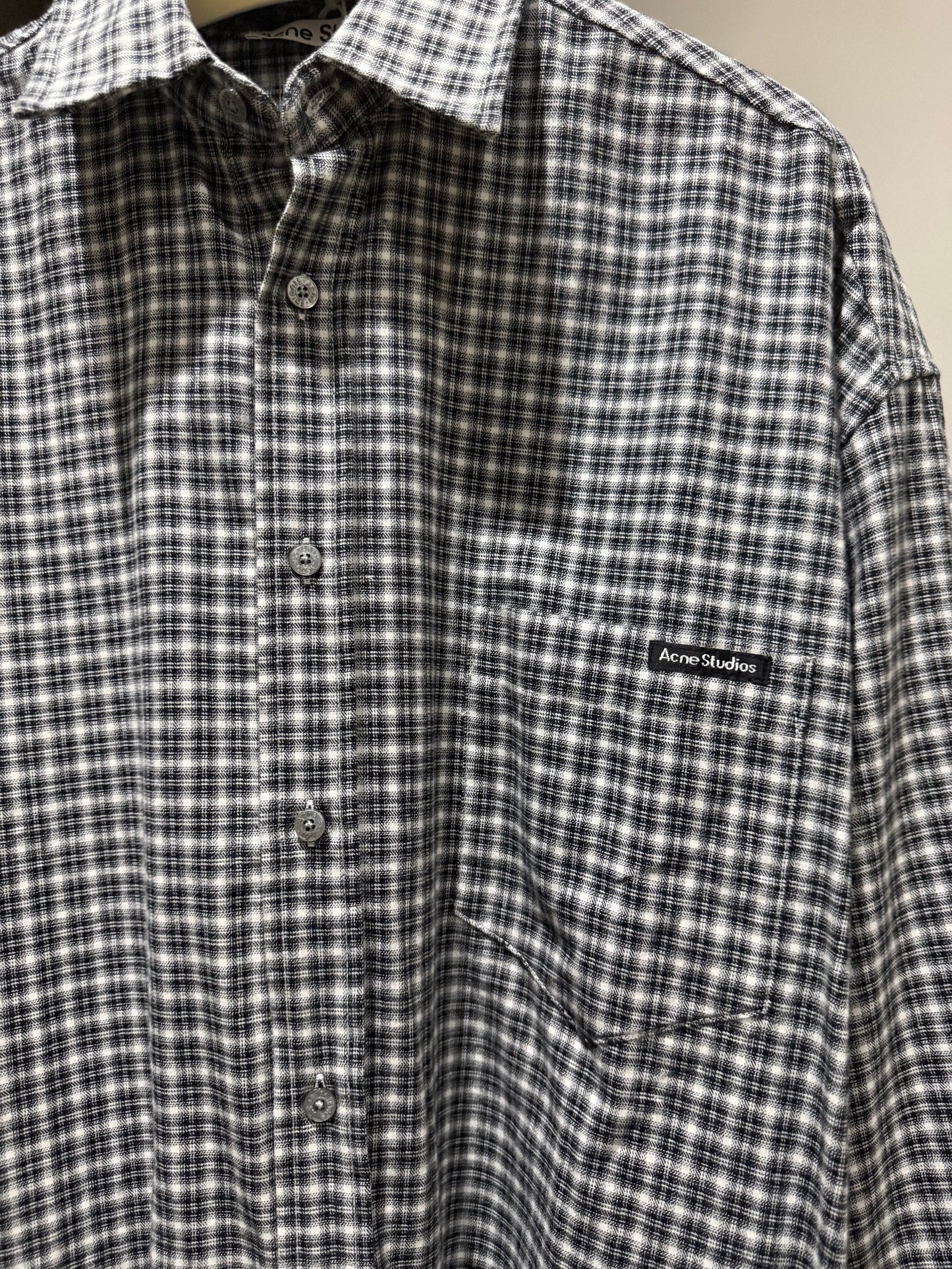 Acne Studios Oversized Check Shirt