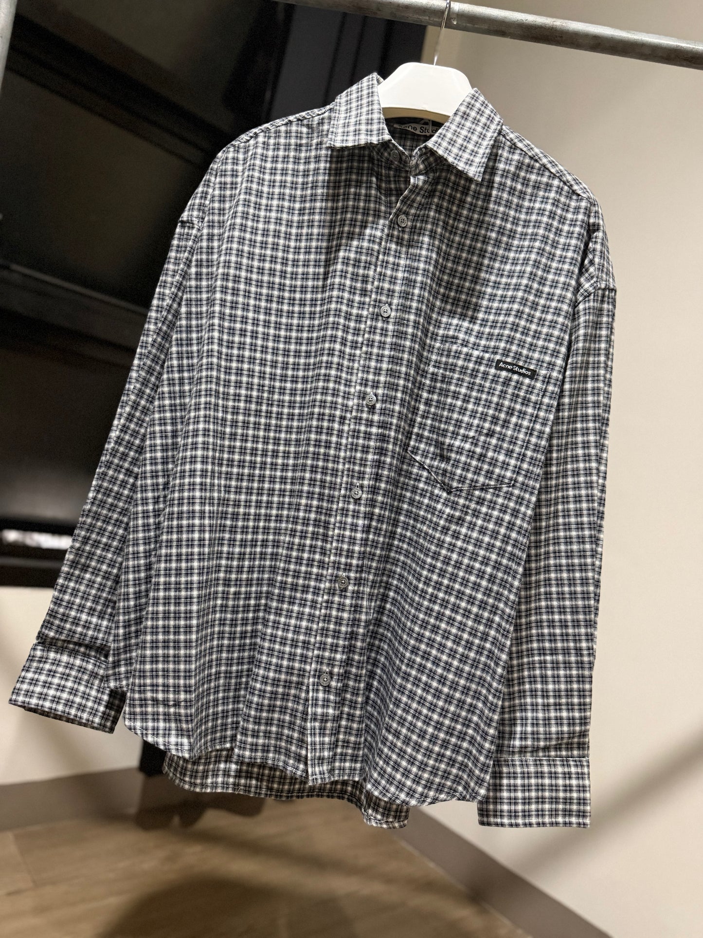 Acne Studios Oversized Check Shirt