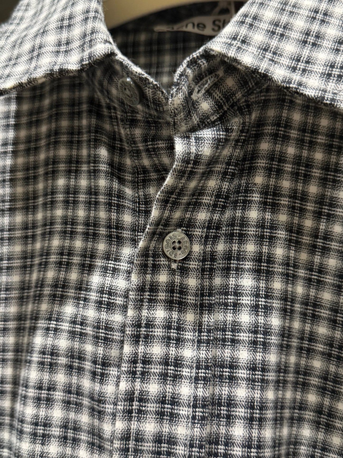 Acne Studios Oversized Check Shirt
