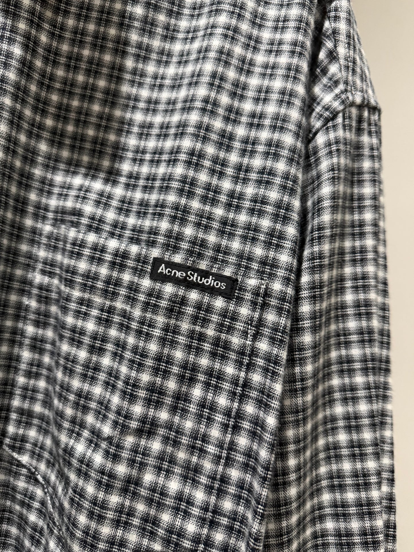 Acne Studios Oversized Check Shirt