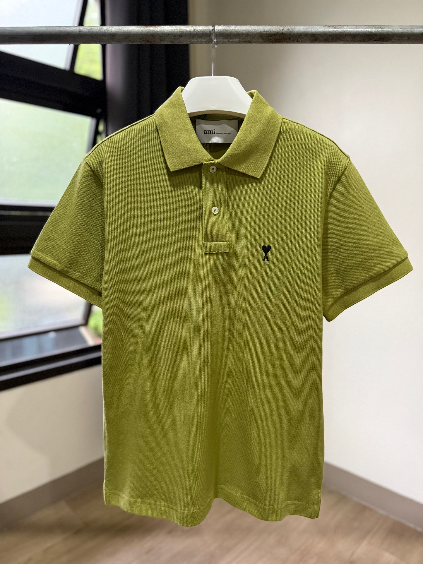 AMI de Coeur Polo Shirt (Green Matcha)