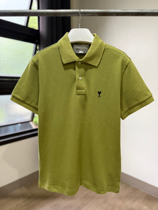 AMI de Coeur Polo Shirt (Green Matcha)