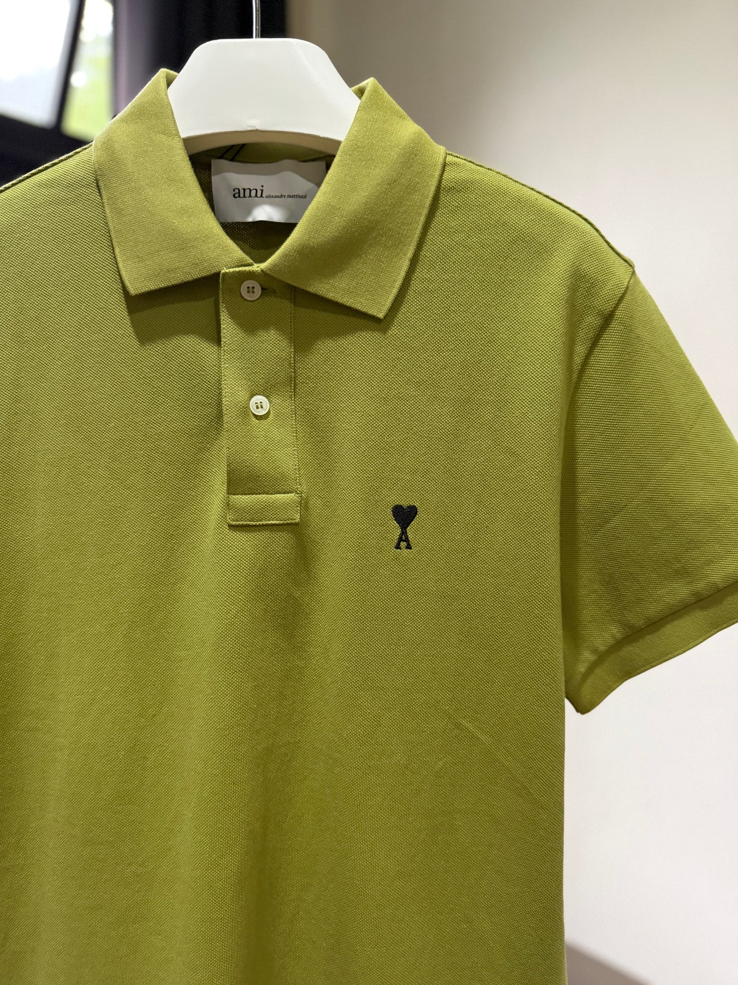 AMI de Coeur Polo Shirt (Green Matcha)