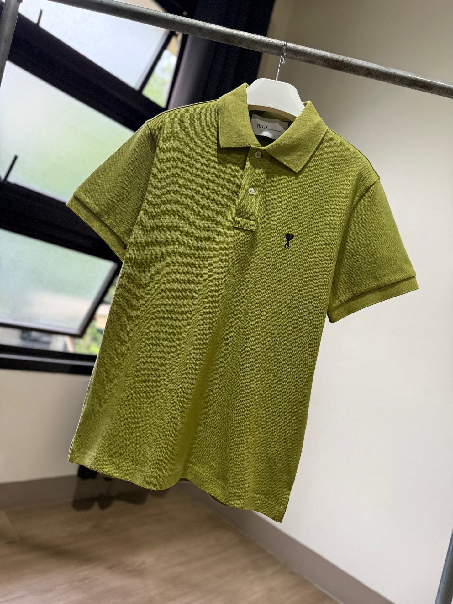 AMI de Coeur Polo Shirt (Green Matcha)