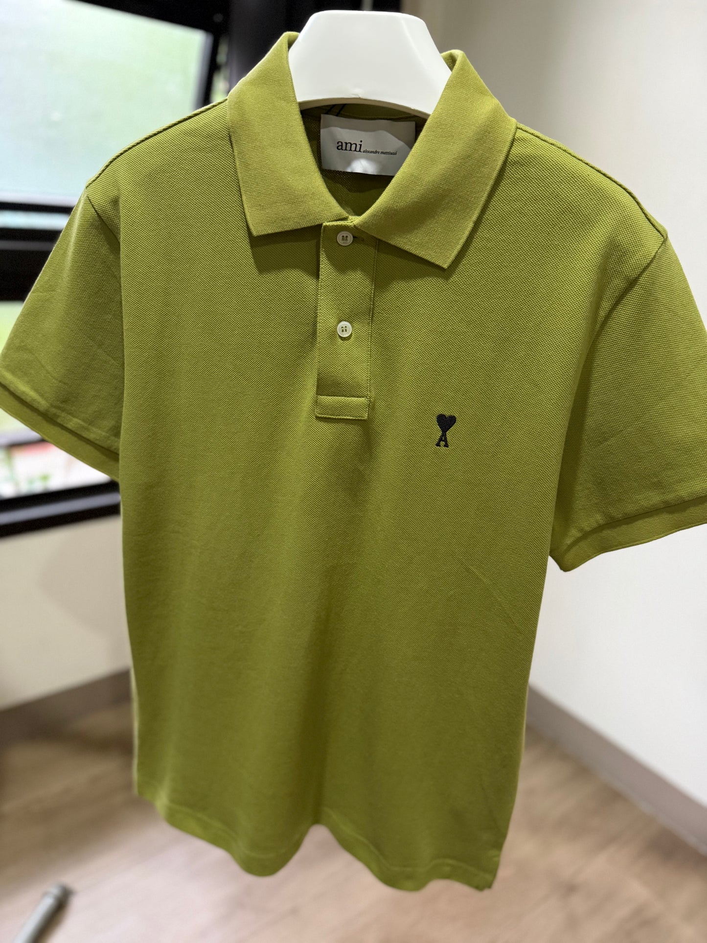 AMI de Coeur Polo Shirt (Green Matcha)
