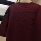 Loewe Tonal Anagram T-Shirt (Maroon)