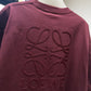 Loewe Tonal Anagram T-Shirt (Maroon)