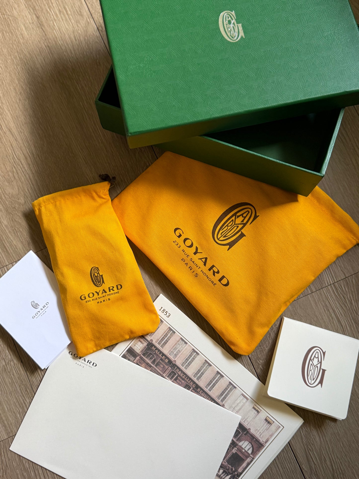 Goyard Plumet Pouch Wallet (Green)