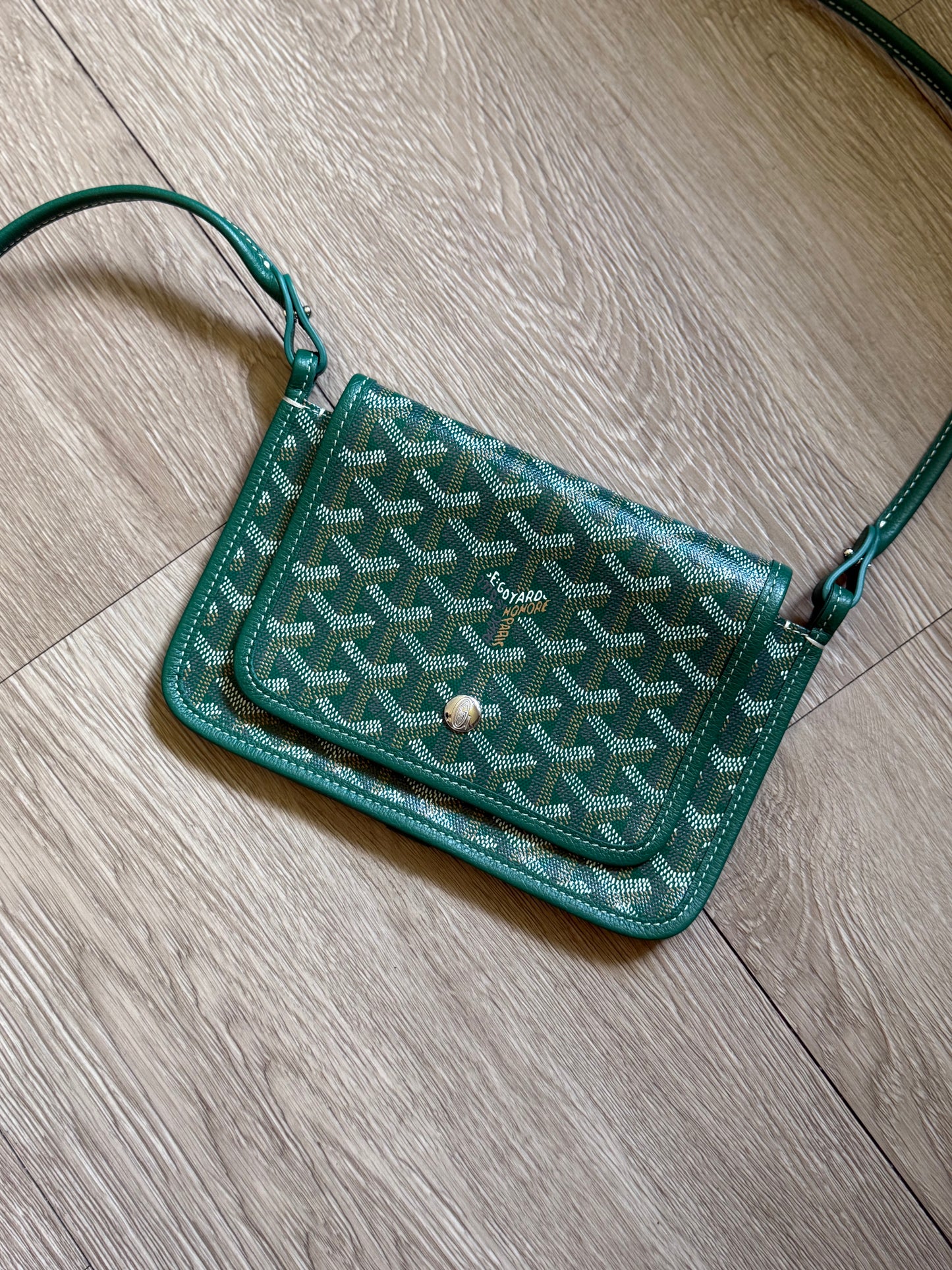 Goyard Plumet Pouch Wallet (Green)