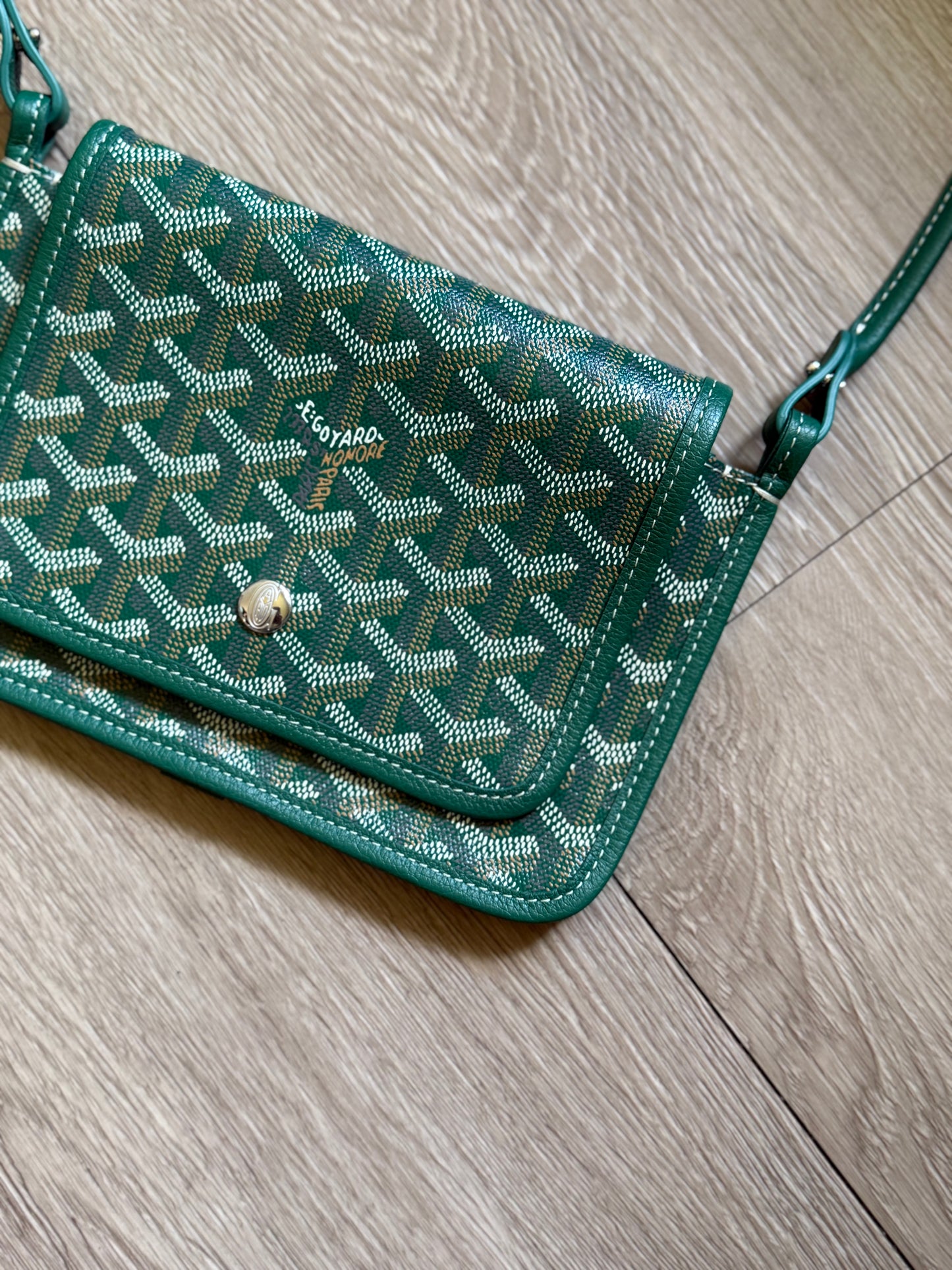 Goyard Plumet Pouch Wallet (Green)